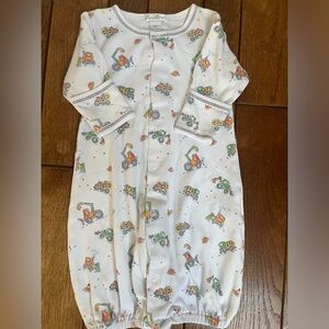 Kissy kissy convertible gown/sleeper Newborn construction site